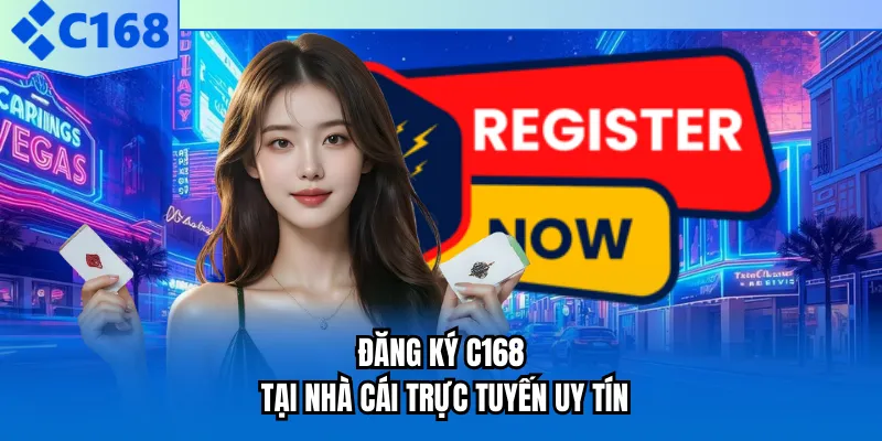 Đăng ký C168 tại nhà cái trực tuyến uy tín